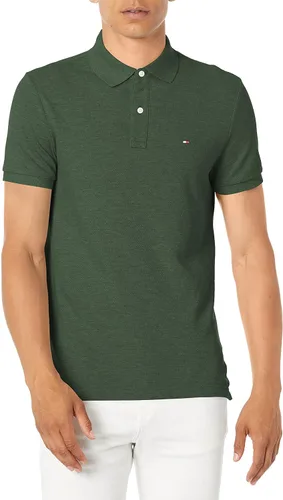 Vista 49 de Tommy Hilfiger Polo de piqué de algodón de manga corta para hombre en ajuste regular