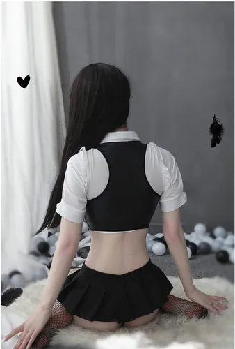 Vista 3 de SINMIUANIME Conjunto de lencería y bragas para mujer, talla única