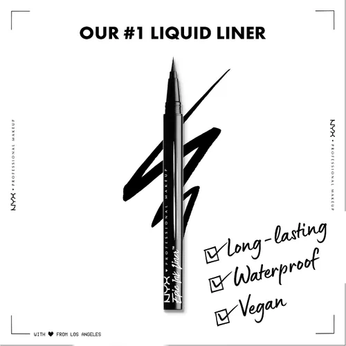 Vista 5 de NYX PROFESSIONAL MAKEUP Ultimate Shadow & Liner Primer, medio profundo + forro de tinta épica, negro (paquete de 2)