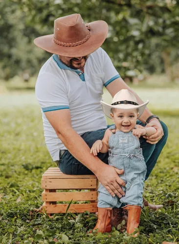 Vista 5 de Jastore Sombreros de vaquero para bebés, niños y niñas, sombreros de vaquera, sombreros occidentales para niños