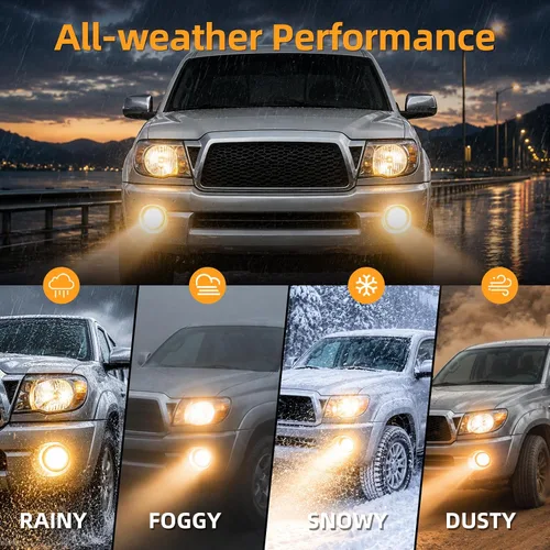 Vista 7 de Suparee. - Conjunto de luces antiniebla LED para Tacoma, Tundra 4runner, Corolla, Camry. Fits Tacoma 2005-2011/Tundra 2007-2013/Sequoia