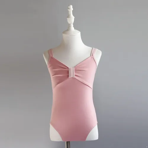 Vista 2 de Doomiva Leotardo sin mangas para niñas, para gimnasia, atlético, ballet, leotardos de baile, mono