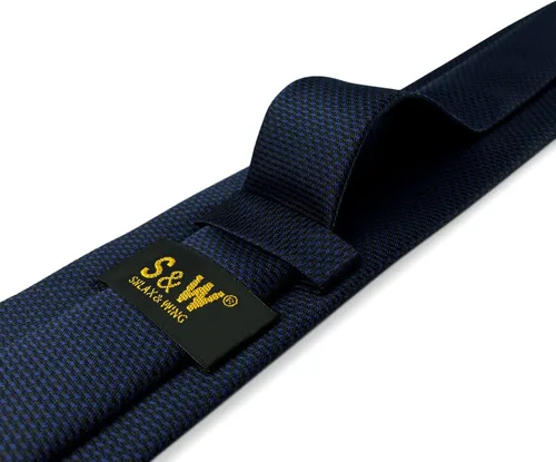 Vista 96 de S&W SHLAX&WING Conjunto de corbata de color sólido y pañuelo de bolsillo para hombre