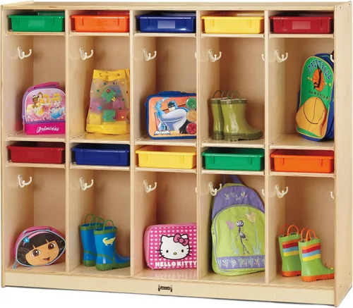 Vista 3 de Jonti-Craft 6679JC - Centro para llevar a casa con cubos de colores, madera