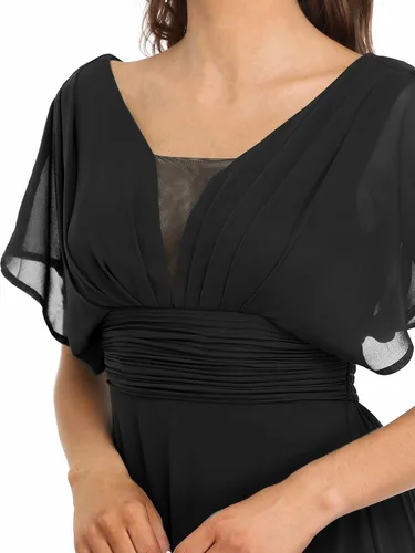 Vista 5 de Ever-Pretty Vestidos de noche formales elegantes con cuello en V para mujer 7851