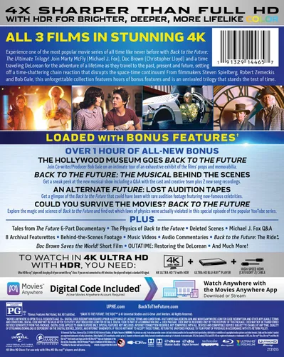 Vista 2 de Back to the Future The Ultimate Trilogy 4K Ultra HD
