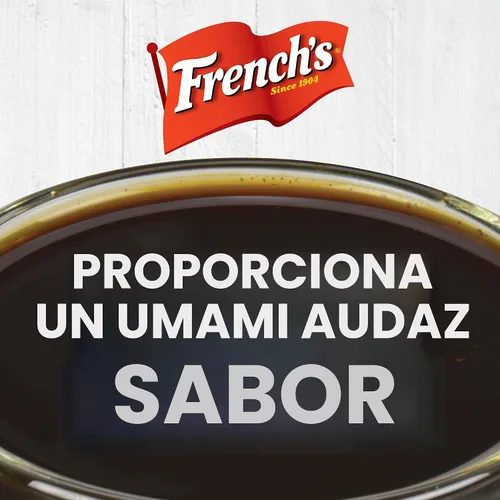 Vista 6 de French's Salsa Worcestershire, 1 galón – Contenedor de un galón de salsa Worcestershire sin gluten, perfecto como ablandador de carne, adobos