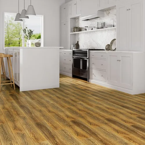 Vista 3 de LaCheery Baldosas de Piso de 36"x6" Marrones de Pegar y Despegar con Aspecto de Madera, Baldosas de Láminas de Vinilo Impermeables para Pisos