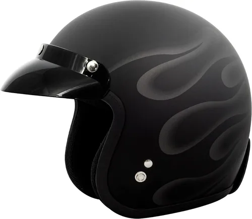 Vista 15 de VCAN Casco de motocicleta V85C 3/4 de cara abierta aprobado por DOT