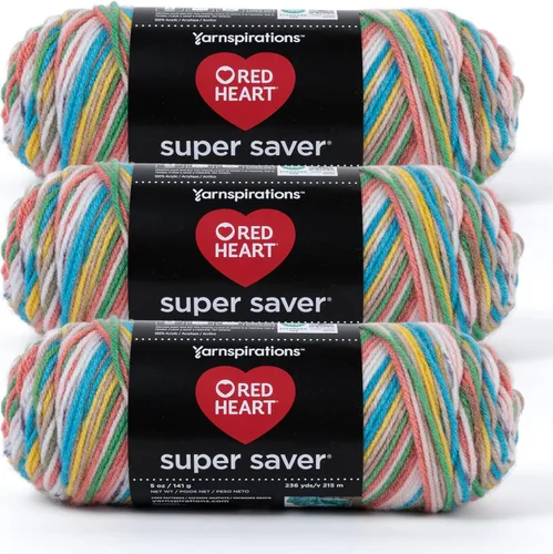 Vista 35 de Red Heart Hilo Super Saver, paquete de 3, camuflaje, 3