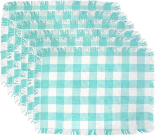 Vista 36 de DII Colección de Mesa a Cuadros Pesada con Flecos, Camino de Mesa, 14x72 pulgadas, Gris 2-Gris