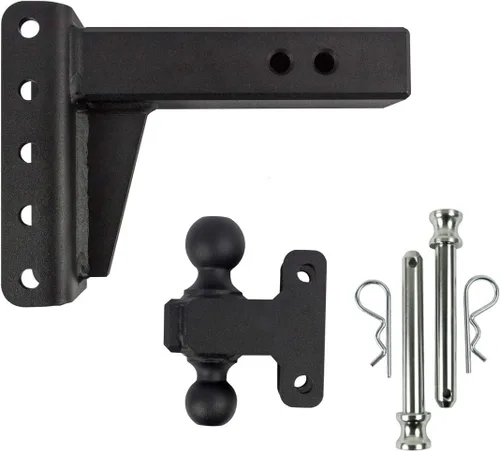 Vista 2 de BulletProof Hitches - Enganche de remolque ajustable resistente de 2.5 pulgadas (clasificación de 22,000 lb.) - Enganche de remolque