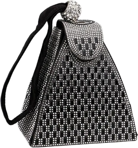 Vista 3 de Bolso de mano de moda, bolso de mano, bolso de noche para mujer, bolso para fiesta de graduación, boda, banquete femenino