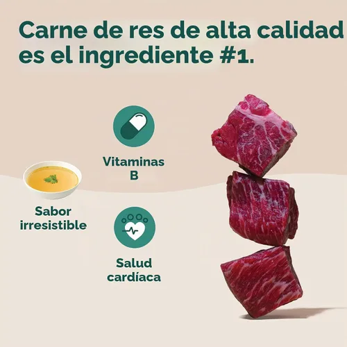 Vista 2 de Jinx Premium Comida Húmeda para Perros en Lata - Paté de Carne - Comida enlatada para perros sin granos con ingredientes reales y sin rellenos