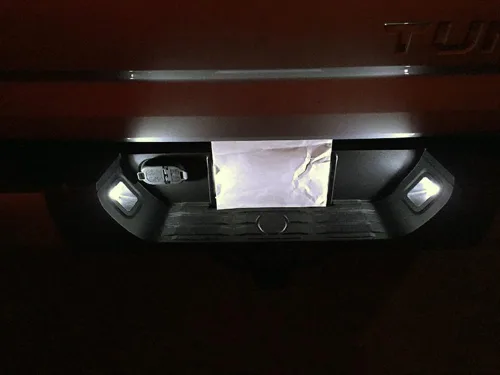 Vista 6 de Kit de luces LED para interiores, accesorios para Toyota Tundra 2007-2021 6000 K, blanco brillante, mapa, visera, puerta de pie, bombillas