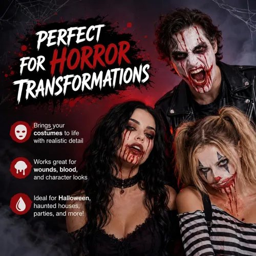 Vista 5 de Fun World - Líquido de maquillaje realista Hollywood SFX