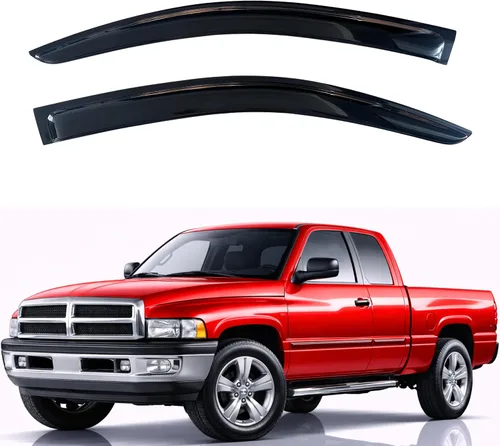 Vista 267 de KPY Protector de lluvia compatible con Ford Bronco 1980-1996, Ford F150 F250 F350, deflectores de ventilación lateral para visera de ventana