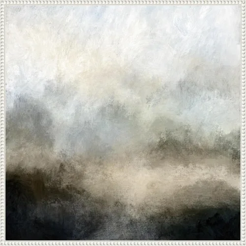 Vista 19 de Amanti Art Dan Hobday - Lienzo enmarcado para pared, 16 x 16 pulgadas, niebla de lago por Dan Hobday, lienzo enmarcado para pared, arte abstracto