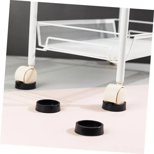 Vista 9 de DOITOOL 2 sets protectores de patas de silla accesorios muebles ruedas tazas para suelos duros ruedas de goma 2 unids*2