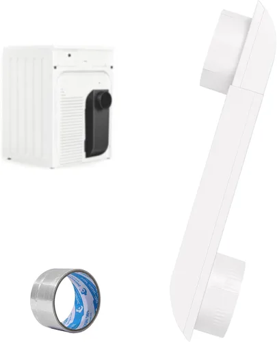 Vista 8 de Periscopio de ventilación ajustable para secadora de 12 a 19 pulgadas, conducto de ventilación telescópico para espacios reducidos, adaptador