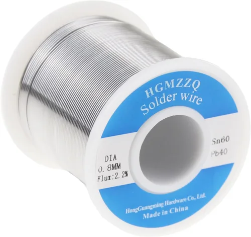 Vista 9 de Alambre de soldadura 60/40 de estaño con colofonia para soldadura eléctrica 0.023 pulgadas (0.6mm-1lb)