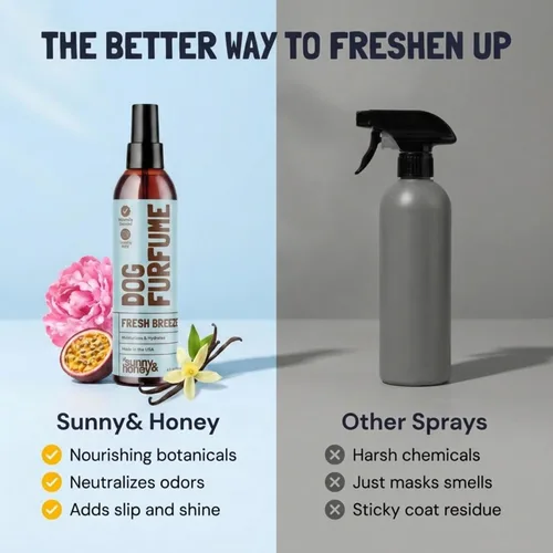 Vista 6 de Sunny & Honey - Perfume en aerosol para perros de larga duración