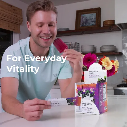 Vista 6 de Youngevity SaXi Super Juice Plus - Mezcla de bebida con colágeno y grosella