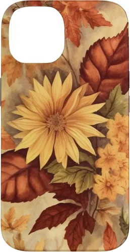 Vista 4 de Autumn Foliage Fall Leaves Girl Women Kids Fall Case for iPhone 17