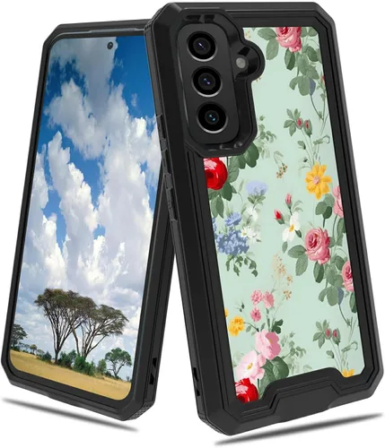 Vista 34 de Funda para Samsung S23 FE Funda Galaxy S23 FE 2 en 1 PC duro de doble capa TPU suave a prueba de golpes Cubierta protectora de teléfono para Samsung
