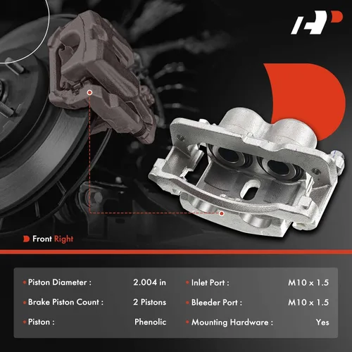 Vista 2 de A-Premium Conjunto de Pinza de Freno de Reemplazo para Cadillac Escalade Chevrolet Astro Silverado 1500 2500 GMC Safari Savana 1500 2500 Sierra 1500