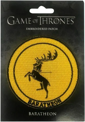 Vista 2 de Parche bordado de Juego de Tronos Baratheon