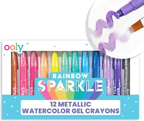 Vista 7 de Ooly Double Up - Juego de 6 crayones de doble punta, 12 colores, no tóxicos y solubles en agua, a partir de 3 años