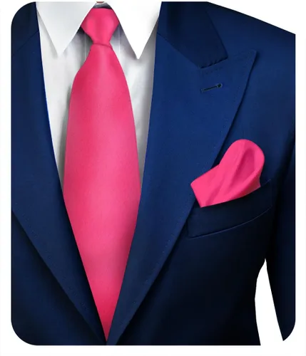 Vista 8 de Juego de corbata de satén sólido y pañuelo de bolsillo para hombre, conjunto de corbata a juego para hombre Ámbar