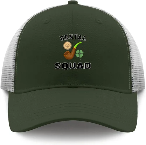 Vista 9 de Dental Squad Trucker hat Happy dad hat Apricot Hiking hat Gifts for Her Outdoor Hat