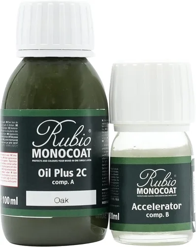 Vista 124 de Rubio Monocoat Tinte y acabado para madera de 650 pies cuadrados - Niebla 5% Oil Plus 2C Aceite de linaza ecológico de secado rápido
