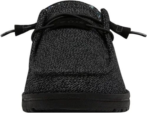 Vista 4 de Hey Dude - Mocasines Wendy de lana con cordones, para mujer, cómodos y ligeros