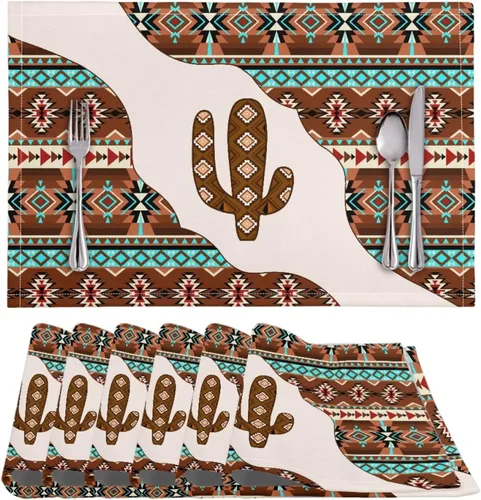 Vista 65 de BIGCARJOB Mantel individual de diseño personalizado, 4 piezas, tapete de mesa resistente al corazón, 12 x 18 pulgadas 1-diseño personalizado