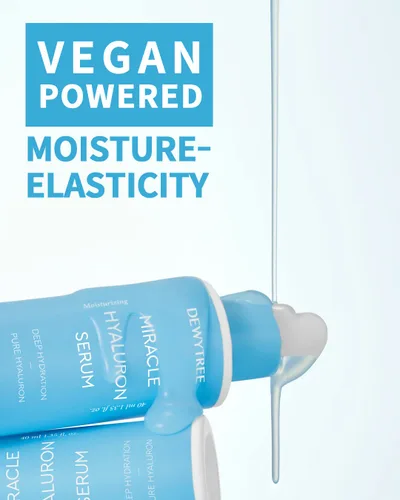 Vista 3 de DEWYTREE Miracle Hyaluron Serum Suero de ácido hialurónico para la cara Hidratante facial, reparación de barrera cutánea, minimizador de poros