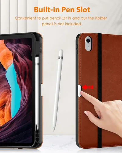 Vista 4 de DTTO Funda para iPad (A16) de 11ª generación de 11 pulgadas 2025, Funda para iPad de 10ª generación de 10.9 pulgadas 2022, Funda con soporte tipo