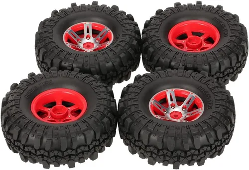 Vista 2 de Goolsky 4 neumáticos AUSTAR AX-4020A de 1.9 pulgadas 4.331 in 1/10 Rock Crawler con llantas de aleación Beadlock para D90 SCX10 AXAIL RC4WD TF2 RC