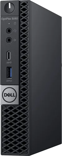 Vista 3 de DELL Computadora de escritorio Micro Optiplex 5060, Intel Core i5-8500T 2.1GHz hasta 3.5GHz, 16GB DDR4, 1TB SSD, teclado y mouse inalámbricos