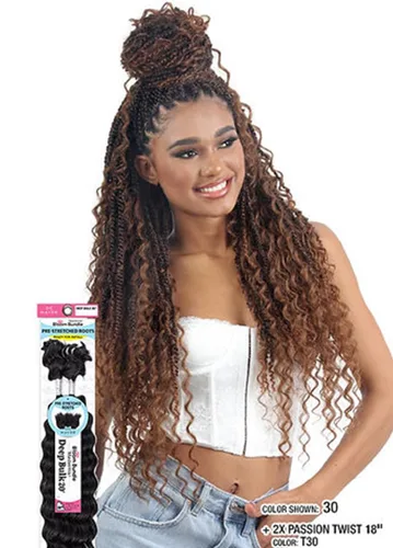 Vista 5 de Mayde Beauty Bloom Bundle Weave DEEP BULK 20" (1)