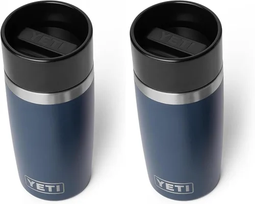 Vista 63 de YETI Rambler - Botella de viaje de 8 onzas, acero inoxidable, aislada al vacío con tapa a prueba de fugas, color negro
