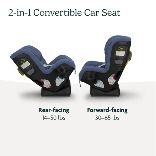 Vista 3 de UPPAbaby Rove - Asiento convertible para automóvil 2 en 1 trasero + orientado hacia adelante, instalación rápida y segura en 3 pasos, tecnología
