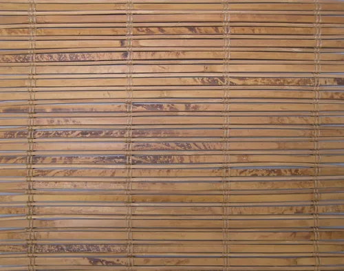 Vista 5 de Persianas romanas de madera tejida sin cables, 31 pulgadas de ancho x 72 pulgadas de alto, Winthrop Camel, tamaños 20-72 pulgadas de ancho y 24-72