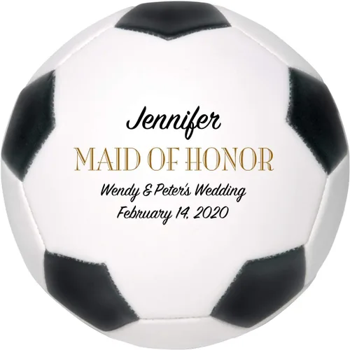 Vista 5 de Balón de fútbol personalizado, regalo de boda, padrino de boda, padrino de boda, padrino, dama de honor, regalo de recuerdo de portador de anillos