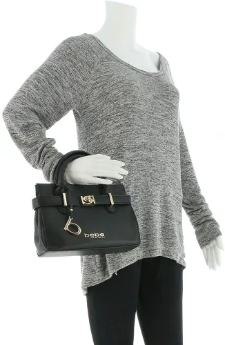 Vista 4 de bebe Bolso Evie convertible de cuero para mujer