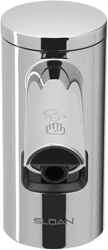 Vista 3 de Sloan ESD-2000 Dispensador de jabón de espuma montado en la cubierta, sensor infrarrojo activado, acabado cromado pulido, funciona