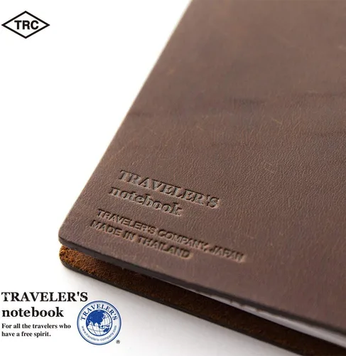 Vista 11 de Libreta negra de piel para viajeros Midori