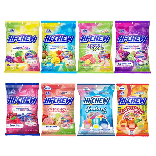 Vista 31 de HI-CHEW Mezcla Superfruit, 3.17 oz, 6 piezas, sin gluten, elaborada con sabores de frutas naturales y artificiales